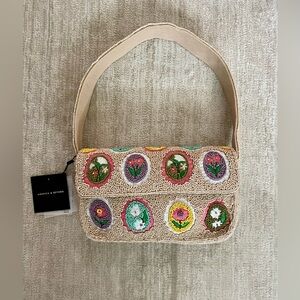 🌺🌸💐Floral Beaded 🐣 (Easter Egg) Shoulder Bag